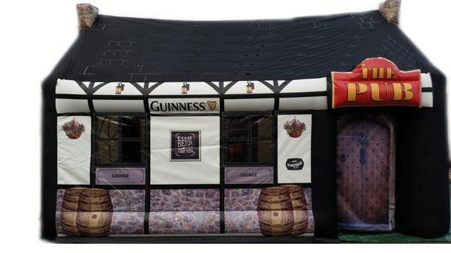 Inflatable pub example